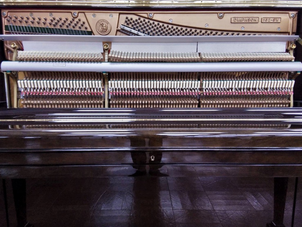 中古ピアノ　ディアパソン132SW　内部